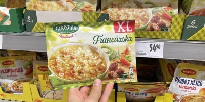 Polévka v sáčku v rukou