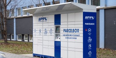 Parcel box firmy PPL pro doručování zásilek