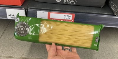 Špagety v supermarketu