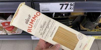 Špagety v supermarketu