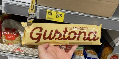 Špagety v supermarketu