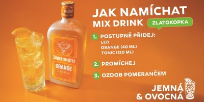 Recept na drink Zlatokopka