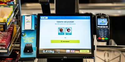 Nový systém samoobslužných pokladen v Albertu