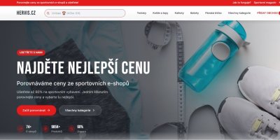 Webové stránky Hervis.cz