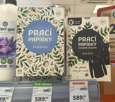 Prací papírky Ecohause