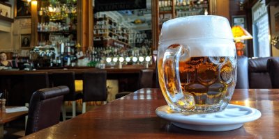Pivo v pražské hospodě