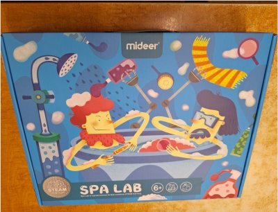 Mideer – Moje první koupelnová laboratoř SPA LAB, edukativní sada pro výrobu sprchového mýdla, šamponu, pěny do koupele a zubní pasty pro děti od 6 let