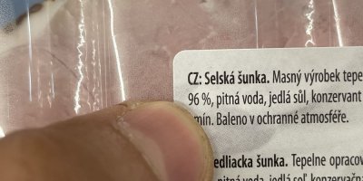 Složení šunky