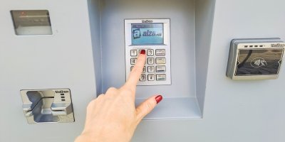 AlzaBox s klávesnicí pro vyzvednutí zásilky