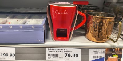 Hrnek na čokoládové fondue