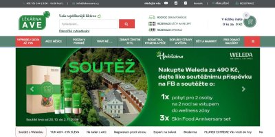 Náhled webu AVE Lékárny