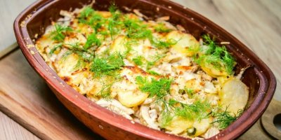 Recept na gratinované brambory s fenyklem