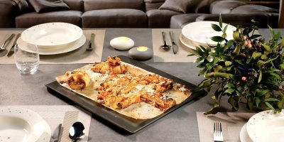 Slaný vánoční strom z listového těsta. Rychlé občerstvení pro nečekané návštěvy