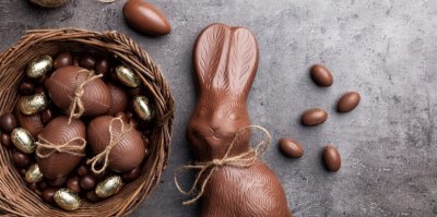 Čokoládová vajíčka a zajíc