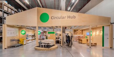 Circular Hub v obchodním domě IKEA
