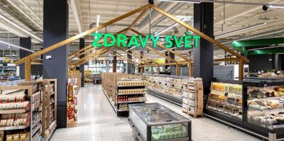 Oddělení Zdravý svět v hypermarketech Globus