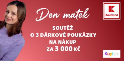 Infografika řetězce Kaufland k soutěži ke Dni matek