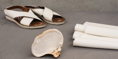 Letní boty z umělé kůže, bílá houba, umělá kůže