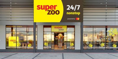 Prodejna Super zoo v Týně nad Vltavou