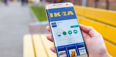 Aplikace IKEA v mobilním telefonu