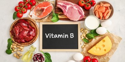 Koncept potravin s vitamínem B