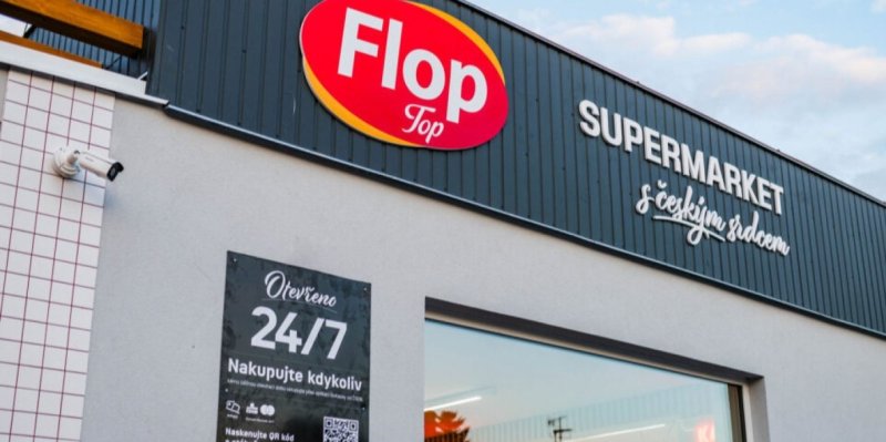 Řetězec Flop Top inovuje prodejny. V Netolicích zavádí nově provoz 24/7