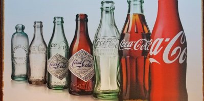 Vývoj podoby lahví Coca-Cola