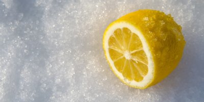 Citron na ledu