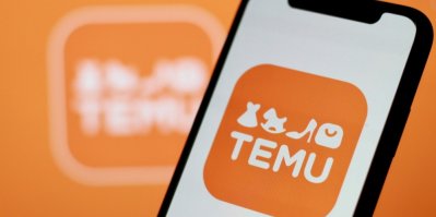 Logo Temu v telefonu