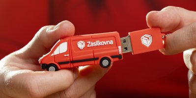 Flash disk s logem Zásilkovny