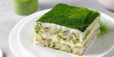 Dezert tiramisu matcha