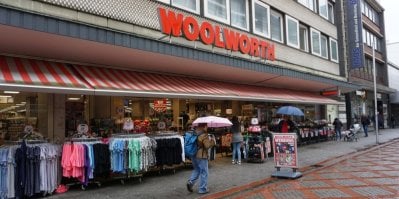 Exteriér obchodu Woolworth