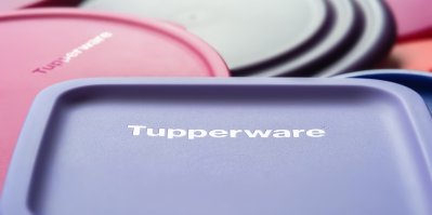 Detail na krabičku Tupperware