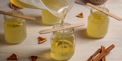 Výroba aroma svíčky z oleje po smažení