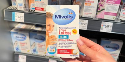 Laktáza Mivolis v ruce