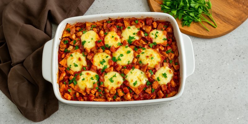 Tortilaně: Lasagne z tvrdých tortill, které chutnají líp než klasika a zvládnete je i bez vaření těstovin