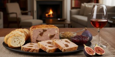 Husí terina s fíky a portským vínem. Francouzská noblesa z české husy, která se dokonale hodí ke Svatomartinskému vínu