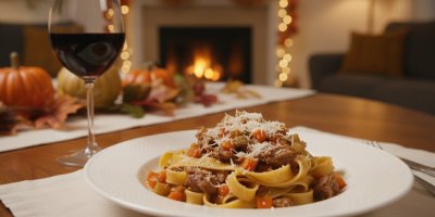 Husí ragú s tagliatelle, na které využijete zbytky husy a ještě za to sklidíte obří pochvalu