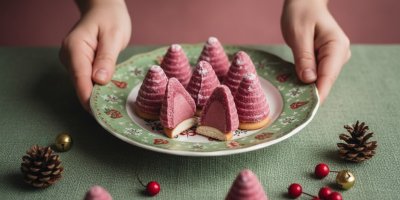 Malinové včelí úly, které způsobují závislost. Cukroví, co dokonale vypadá a ještě lépe chutná