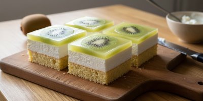 Kiwi řezy tak nadýchané a jemné, že si budete říkat, proč jste je nepekli už dávno