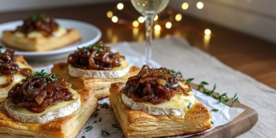 Vyzkoušejte karamelizované cibulové tartaletky s Brie. Jednoduchý předkrm, který chutná jako z luxusní restaurace
