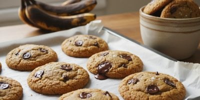 Recept z přezrálých banánů: Dokonalé domácí sušenky, díky kterým už žádný černý banán neskončí v koši