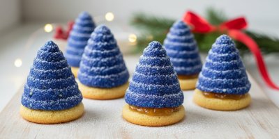 Modré vosí úly s blue spirulinou: Moderní verze klasického cukroví, které vás překvapí chutí i vzhledem