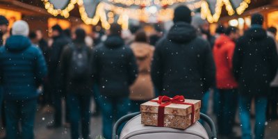 Na trzích nám někdo ukradl čerstvě koupené cukroví z kočárku. Otočila jsem se jen na pár vteřin