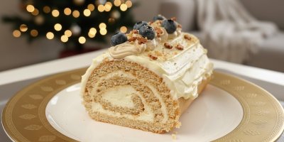 Perníková roláda s krémem ze salka: Nadýchaný a vláčný dezert, který k Vánocům patří