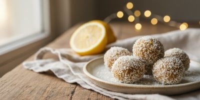Kokosovo-citronové kuličky bez pečení, které letos frčí víc než linecké
