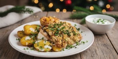 Zapomeňte na smaženého kapra: Tenhle amur s ořechovou krustou chutná slavnostně a přitom lehce