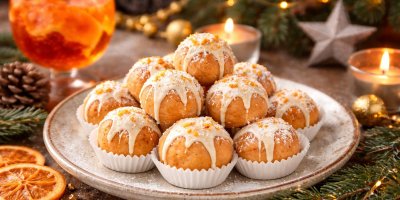 Nepečené Aperol kuličky s pomerančem a čokoládou. Ideální vánoční i silvestrovský dezert hotový za chvíli