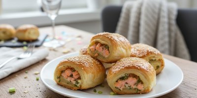 Tyhle lososové závitky budete péct dvakrát. První plech nikdy nevydrží