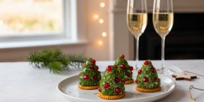 Silvestrovský finger food, který zmizí jako první. Sýrové stromečky na sušence
